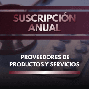 SUSCRIPCIÓN ANUAL (Proovedores de productos y Servicios)
