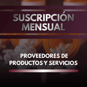 SUSCRIPCIÓN MENSUAL (Proveedores de Productos y Servicios)